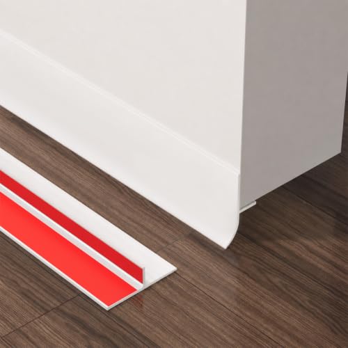 Door Seal Weather Stripping for Door Frame- 20 Ft x 1.38 in White - color: White, size: 1.38 in x 20 ft