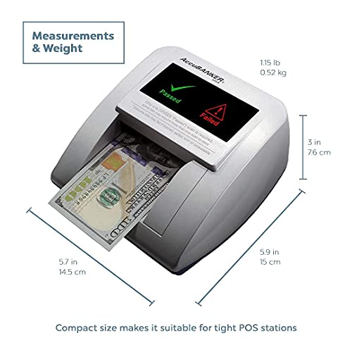 AccuBANKER D470 Quadscan Counterfeit Detector, 7 Point - style: Base Unit