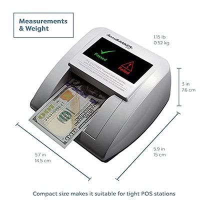 AccuBANKER D470 Quadscan Counterfeit Detector, 7 Point - style: Base Unit