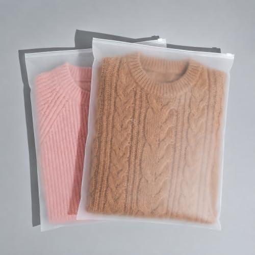 14x18'' Frosted Zipper Bags for Shipping, 100 Pack Packaging Bags, L - color: 100 Pack, size: 14x18'' (L)