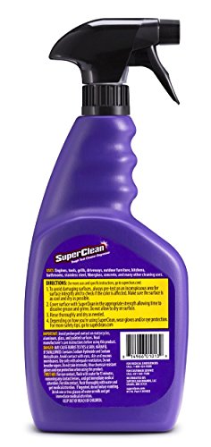 Super Clean Foaming Multi-Surface All Purpose Cleaner Degreaser Spray, Biodegradable, Full Concentrate, 32 ounce