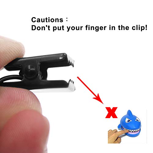 Coideal Small Curtain Clips with Hooks, Stainless Steel, Black, 100 Pack - size: Small
