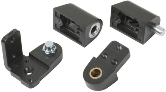 Pittco Style Storefront Door Pivot Hinge Set, Left Hand, Bronze - size: Left Hand, style: Duronotic Bronze