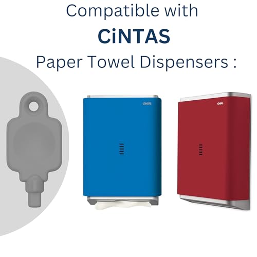 Dispenser Key Replacement for Cintas Dispensers - Cintas Paper Towel Dispenser Key with an X Compatible with Select Models - Also Compatible with Georgia Pacific Dispensers (6 Pack)