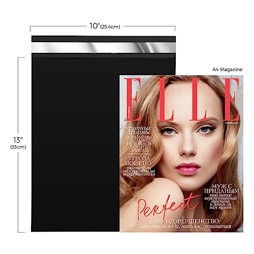 Fuxury 10x13" Poly Mailers 1200Pcs,Bulk Shipping Bags For Clothing,Black - color: Black, size: 10x13" 1200pcs