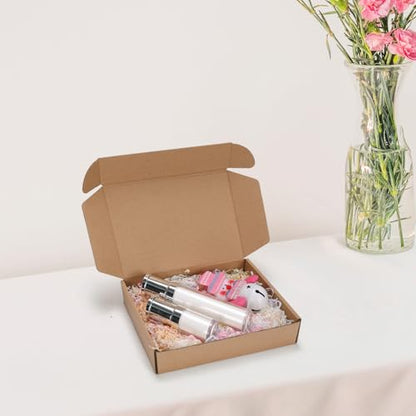9x6x2 inch Small Shipping Boxes, Set of 6 Mailing Boxes, Brown - color: Brown, size: 9x6x2 inch 6 Pack