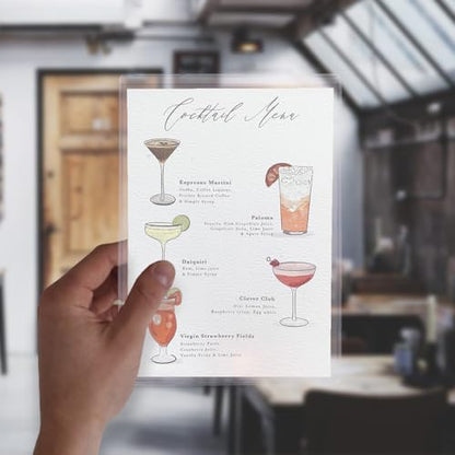StoreSMART - Rigid Plastic Menu - 5" x 7" - 200-Pack - HPP5X7-MENU-200 - size: 200-Pack