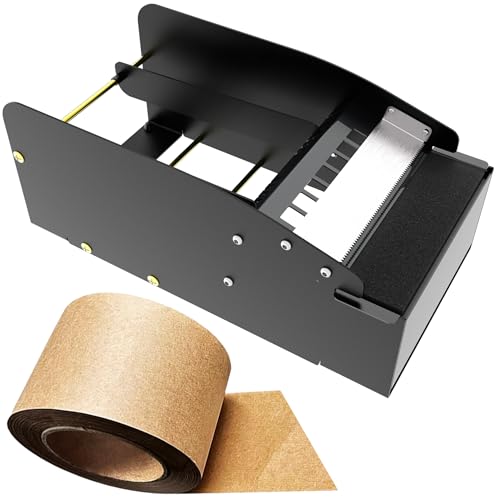 A Wet Kraft Paper Tape Cutter with a Water Brush, Suitable for a Width of 6 inches, Express Box, Cardboard Box Packaging, Gift Box(Multi-Scene for Industry/Home/Office/Business