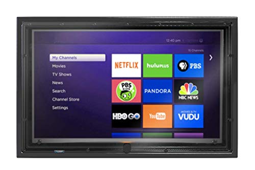 The TV Shield 19-32" Outdoor TV Enclosure + Anti-Glare - Weatherproof Cover - color: Anti-Glare, size: 19-32"