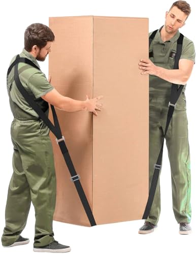 Moving Straps, 2-Person Lifting and Moving System, Appliance Or Furniture Moving Straps for Lifting, Heavy Lifting Straps Moving