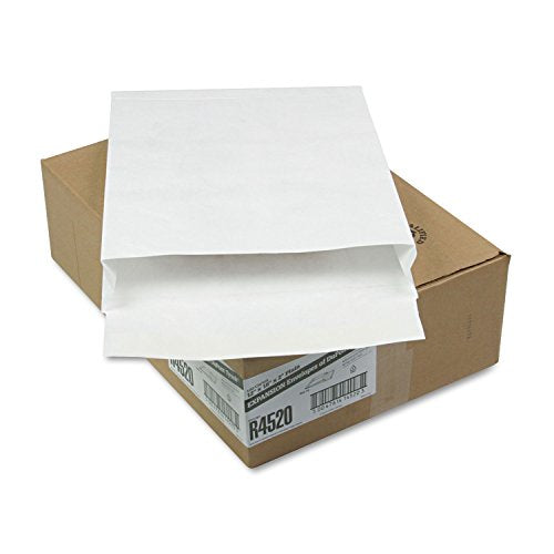 Survivor R4520 Tyvek Open-End Envelope,Plain,12-Inch x16-Inch x2-Inch,100/CT,White
