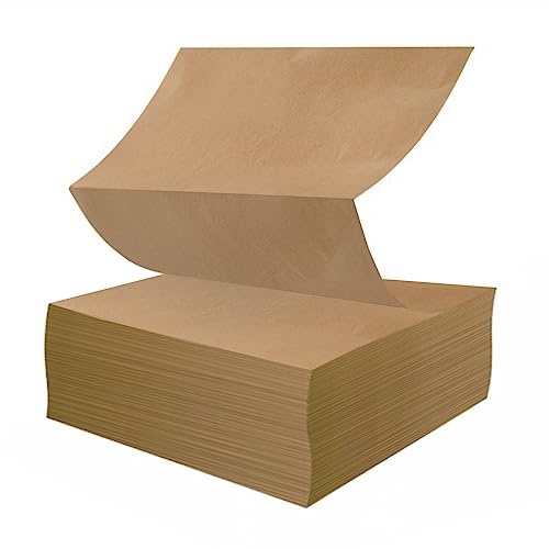 Elementree Brown Packing Paper Sheets for Moving & Shipping - 1500 Count (1375 Feet) - 14.5" x 11" Sheet Size - Sustainable Void Fill Packaging Made in the USA - Kraft Paper Thickness (00919) - size: 1500 Sheets