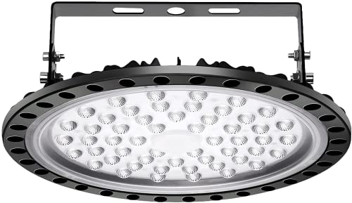 200W UFO LED High Bay Light, 20000LM Commercial Bay Lighting Daylight 6500K, IP65 Waterproof LED Commercial Bay Light, LED Warehouse Light Shop Light Factory Light Garage Light - color: 1 Pack, size: 200watt