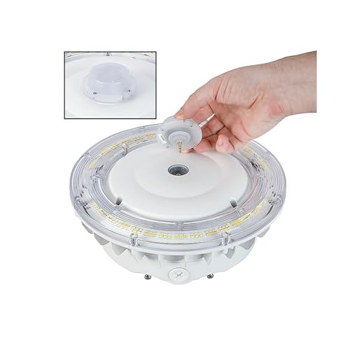 LED Fixture Plug in PIR Sensor, Plug and Play PIR Occupancy Motion Sensor with 360° Lens, DC 12V 3.5MM Audio Jack, BI-Level, Model# ANT-6-4T, 3-Pack - style: PIR Sensor ANT-6-4T /3-Pack