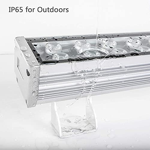48W Wall Washer Light, 39.4in Wall Washer Linear Light 5000K Daylight White, Super Bright 4800lm Outdoor wall Washer led Light with US 3-Plug IP65 Waterproof Suitable for Garden, Bridge