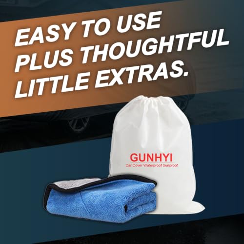 GUNHYI 16 Layers Truck Cover Waterproof All Weather. See Truck Size Chart - color: 4 Truck Cover, size: 4 Truck XL - Max Length to 239",Max Cab to 149"