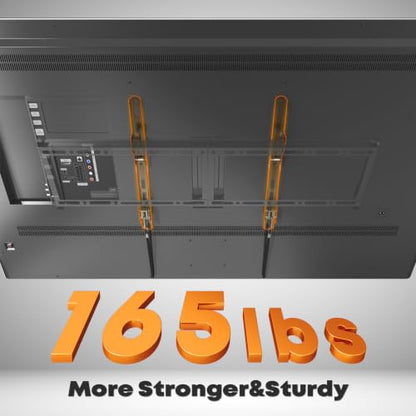 Heavy Duty Tilting TV Wall Mount for 43-100 Inch TVs up to 165 lbs - size: 100 Inch