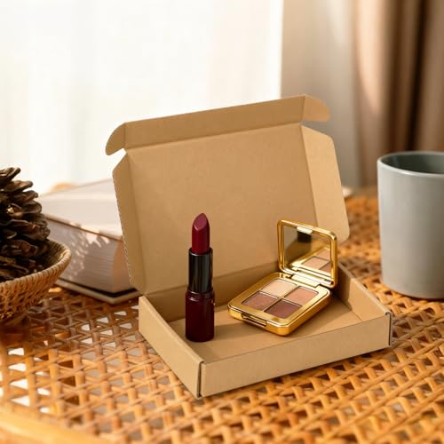 PHAREGE 100 Pack 6x4x1 inch Small Shipping Boxes, Brown Mailing Boxes - color: Brown, size: 6x4x1 inch 100 Pack