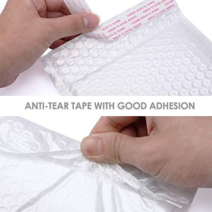 Metronic Bubble Mailer 4X8 Inch White 500 Pack,Waterproof Padded Envelopes,Self-Seal Small Bubble Mailers Cushioning Bubble Envelopes for Shipping,Jewelry Makeup Supplies, Packaging Bulk - color: White, size: 4X8" 500PC
