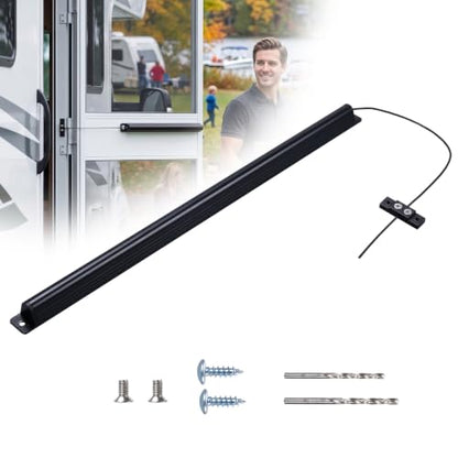 RV Screen Door Closer, Adjustable Tension, 17-Inch Aluminum