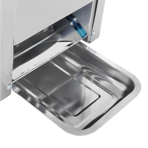 Meat Cutter Machine, 3.5/5/7/10/15mm Commercial Stainless Steel Electric Meat Slicer with Tray Handles 330 lbs/h 310RPM Shredded Cutting Machine for Fresh/Defrosted Meat Lamb Beef (7mm/0.27in, 850W) - size: 7mm/0.27in
