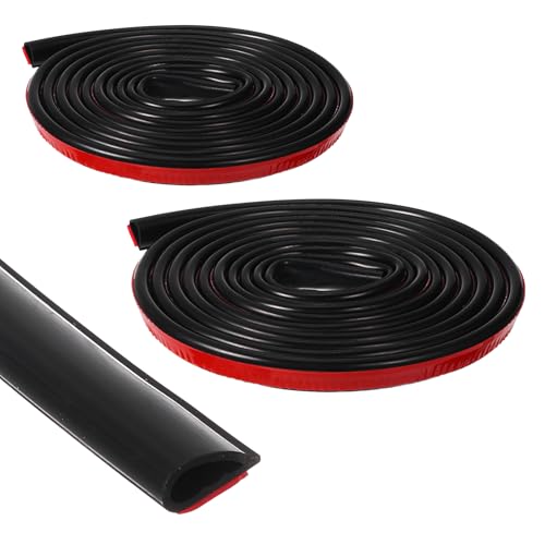 2PCS Smoke Fire Seal Strip, 9.8 Feet Door Seal Tape Self Adhesive Graphite Rubber Composite Material for Fire Rated Windows Steel Doors, 1/2" W x 1/4" H, Black - color: Black, size: 9.8 Feet