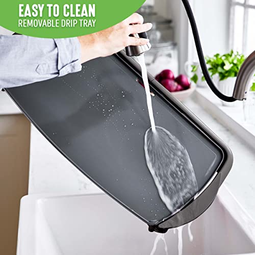GreenLife 20" Extra Large Electric Griddle, Graphite - color: Graphite Black