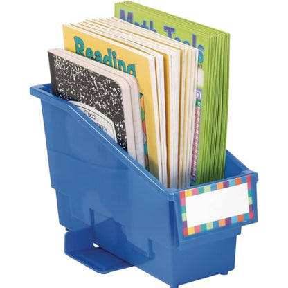 Really Good Stuff Non-Tip Book & Binder Holders with Stabilizer Wings