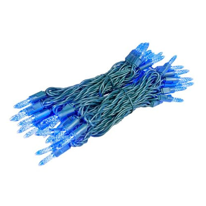 Novelty Lights 25FT 50 LED M5 Blue Christmas String Lights, Tree Lights - color: Blue
