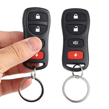 X AUTOHAUX Universal Car Keyless Entry System Door Lock Locking Remote Central Kit DC 12V LB405 Central Lock with 2 Remote Control Key