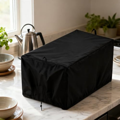 Deep Fryer Cover Compatible with Vevor Commercial Deep Fryer Single, 500D Waterproof Electric Fryers Cover with Adjustable Drawstring, 11.4" L x 20.7" W x 14" H - size: Single Fryer - 11.4" L x 20.7" W x 14" H