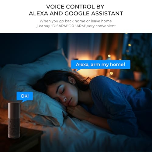 PGST A519W Home Alarm System with Door Sensors,PIR Motion Detectors - color: A519W-US-G