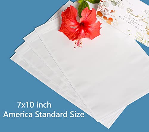 500 PCS 7"x 10" Clear Self-Adhesive Packing List Envelopes - Plastic Shipping/Mailing Pouch Enclosed Bags for Packing Slips Invoice Label