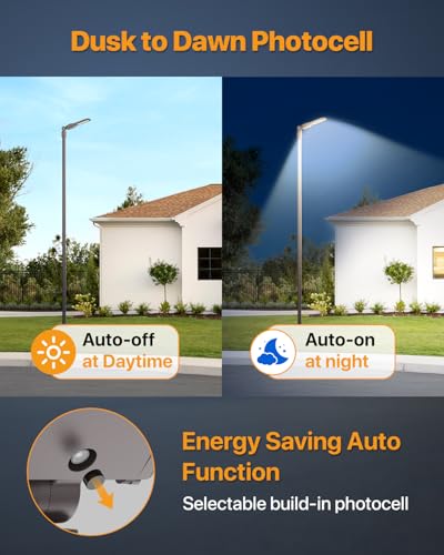 Led Parking Lot Lights 400W - 60,000LM, 5000K 150LM/W Slip Fitter - color: Slip Fit 400W 2P