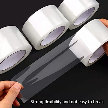 Clear Packing Tape 2 Inch Wide 12 Rolls 2" x55Yd Refill