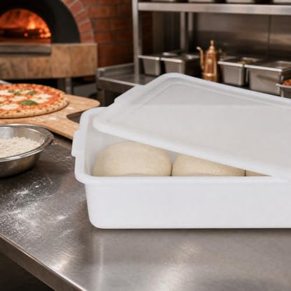 3-Pack 13L Pizza Dough Proofing Box with Lid, Dough Rising Tray