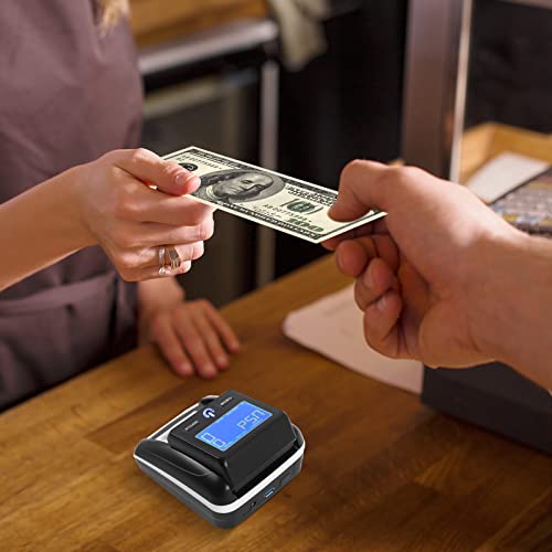 Portable Counterfeit Bill Detector with UV MG IR Detection for Store Office