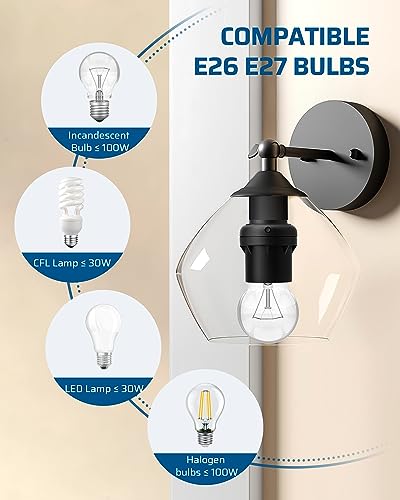 DEWENWILS 2 Pack Light Sensor Socket, Automatic Dusk to Dawn Sensor Socket - color: Black