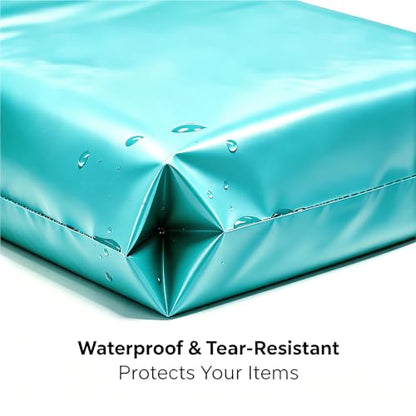 Teal Poly Mailers Variety Size 60 Pack 10x13",12x15.5", 14.5x19", Not Padded - color: teal, size: 10x13" & 12x15.5" & 14.5x19"