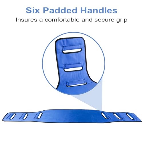 Transfer Belt Transfer Sling Padded Gait Belts with Seniors Patient Lift - color: Blue 2