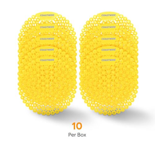 Staples Coastwide Professional Urinal Screen, Citrus Scent, 10/Box - style: Citrus
