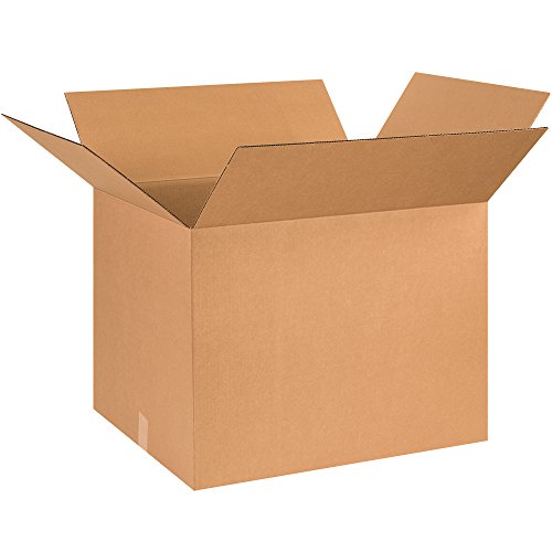 BOX USA 26x20x20 Corrugated Boxes, Large, 26L x 20W x 20H, Pack of 10 | Shipping, Packaging, Moving, Storage Box for Home or Business, Strong Wholesale Bulk Boxes - style: Standard Corrugated
