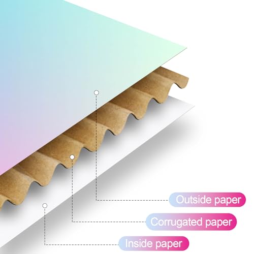 Spakon 50 Packs Shipping Boxes, Cardboard, Candy Color, 6 x 4 x 1.6 Inches - color: Candy Color, size: 6 x 4 x 1.6 Inches