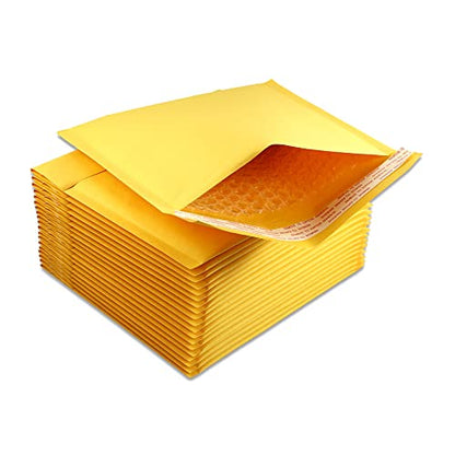 5 EcoSwift Size #CD 7.25 x 8 Kraft Bubble Mailers Self Sealing Bulk Padded Shipping Supplies Packaging Envelopes Bags CD 7.25 inches by 8 inches