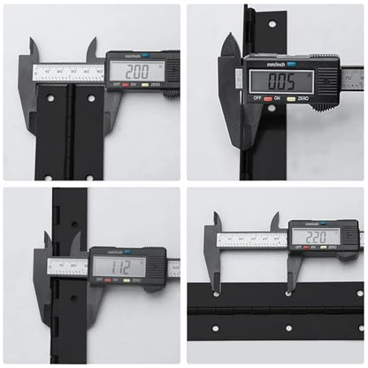 2Pack 20” Heavy Duty Piano Hinge Stainless Black Continuous & Piano Hinges - size: 20INCH