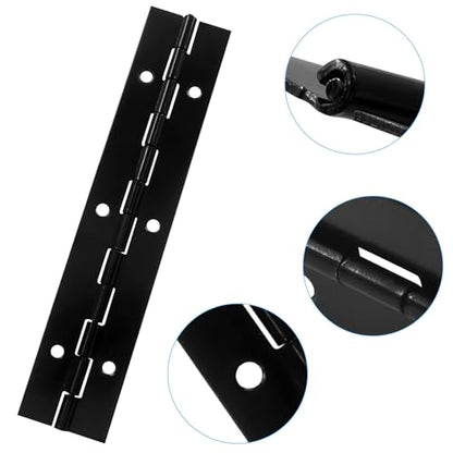 2Pcs 6 Inch Heavy Duty Piano Hinges, Black - size: 6 Inch