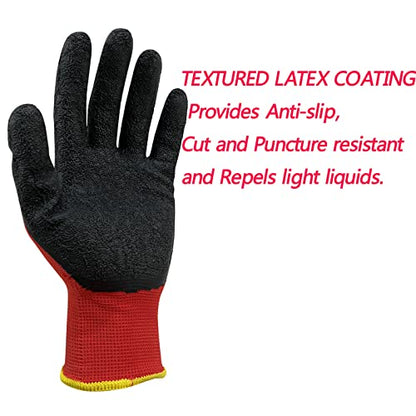 Heat Resistant Gloves for Heat Transfer Printing and 3D Vacuum Machines - size: Medium, style: 12 Pairs