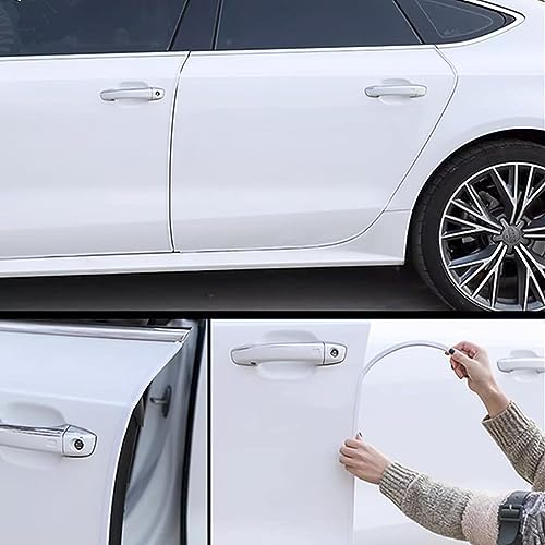 Moyishi Edge Trim, U-Channel Rubber Edge Protector, White, 1/2" x 3/8", 15 Feet (4.60 Meters), Fits 3/64 to 1/4 Inch, Easy to Install, Vehicle Trim, Weather Stripping - color: White, size: 15 Feet (4.60 Meter)