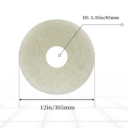 Polish Orbiter Pad 437.051 for Oreck 550MC Orbiter Floor Machine, 12" White