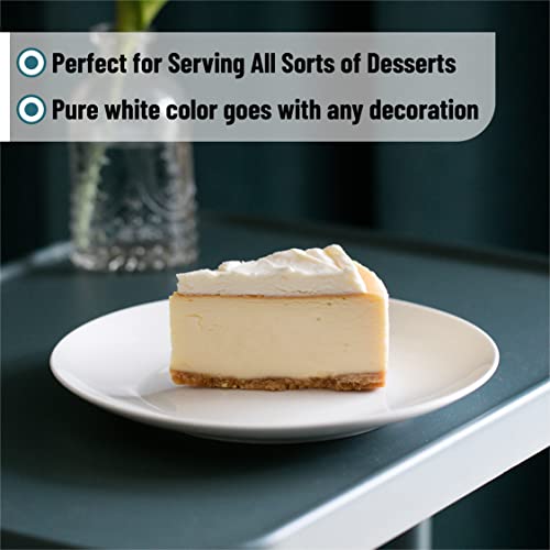 BTaT- White Dessert Plates, 8 inch, Set of 12, Small Plates for Appetizers - color: White, size: 8 inch, Set of 12